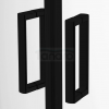 NEW TRENDY Kabina prysznicowa Suvia Black 90x90x185 K-3565